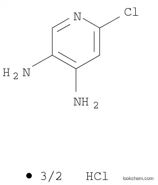 Molecular Structure of 2604-40-2 (6-Chloropyridine-3,4-diamine hydrochloride)